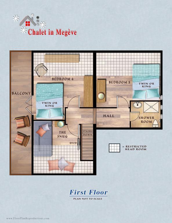 Chalet In Megeve Bed and Breakfast Rum bild